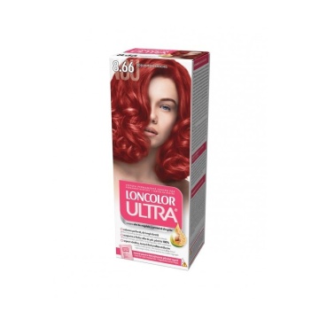Vopsea de par Loncolor Ultra 8,66 Rosu Intens Deschis - Img 2