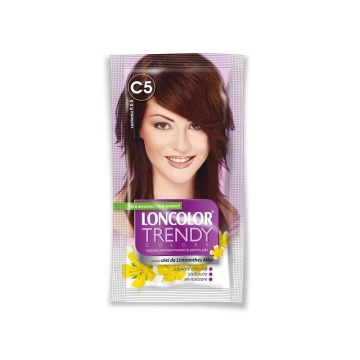 Vopsea semipermanenta Loncolor Trendy Colors C5 Castaniu R si B