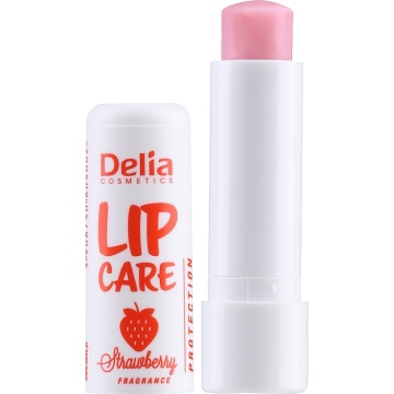 Balsam de buze cu aroma de capsuni Delia, 4,9 g [4002]