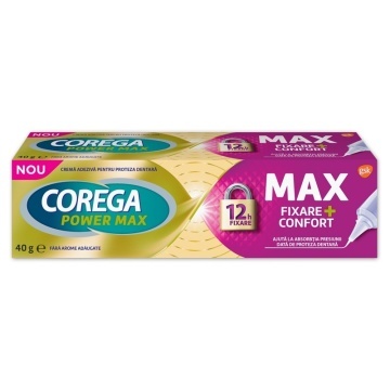 Crema adeziva pentru proteza Corega Max Fixare si Comfort, 40 g [5378]