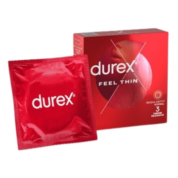 Durex Prezervative Feel Thin, Ultra Thin x3 [7489/6078]