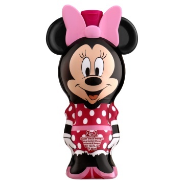 Gel de dus si sampon 2 in 1 Air-Val Minnie 2D Figurina pentru copii, 400 ml [9768]