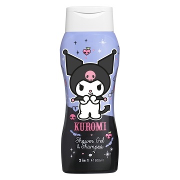 Gel de dus si sampon 2 in 1 pentru copii Air-Val Kuromi, 500 ml [5943]