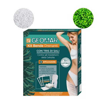 Kit Bandaje Drenante Saline Anticelulitice Geomar [5816] - Img 2