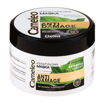 Masca pentru par deteriorat cu keratina Cameleo Anti Damage, 200 ml [1566]
