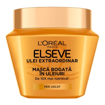 Masca pentru par uscat cu ulei extraordinar Elseve, 300 ml [7933]
