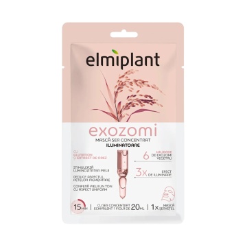 Masca servetel iluminatoare cu exozomi si orez Elmiplant [7825]