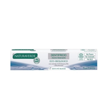 Pasta de dinti gel albire Natura Verde Bio Whitening, 75 ml [3820]