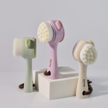 Perie pentru masaj facial 3In1 din fibra naturala Beter [3205] - Img 2