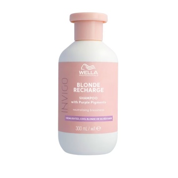 Sampon cu pigment violet Invigo Blonde Recharge pentru neutralizarea tonurilor de galben, 300 ml, Wella Professionals - Img 7