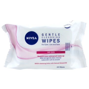 Servetele demachiante Micellar pentru ten uscat si sensibil, 25 bucati, Nivea 8075/5783/5337