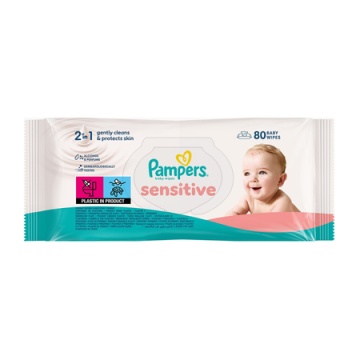 Servetele umede Sensitive, 80 buc, Pampers [1421]