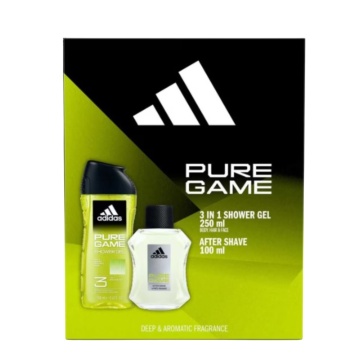 Set cadou Adidas Pure Game cu lotiune after shave 100 ml si gel de dus 250 ml XS25 [6159]