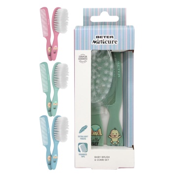 Set cadou bebelusi cu perie si pieptene pentru par Beter Minicure Baby [0810]