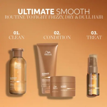 Ulei hidratant pentru par uscat Ultimate Smooth Wella Professionals, 30 ml [6096] - Img 4