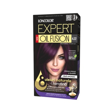 Vopsea de par duo Loncolor Expert Oil Fusion 4,22 Violet intens