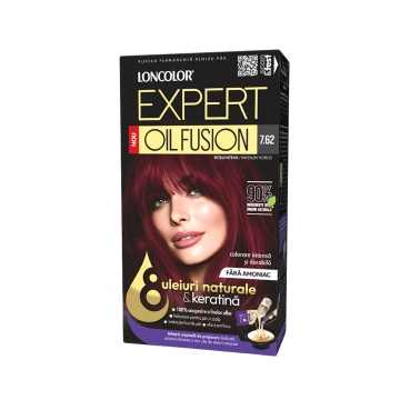 Vopsea de par duo Loncolor Expert Oil Fusion 7,62 Rosu intens