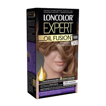 Vopsea de par Loncolor Expert Oil Fusion 8,83 Blond Irizat Auriu