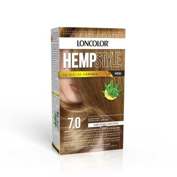 Vopsea de par Loncolor Hempstyle Nou 7,0 Blond Mediu