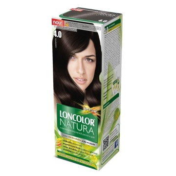 Vopsea de par Loncolor Natura 4,0 Castaniu