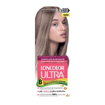 Vopsea de par Loncolor Ultra 9,9 Blond Cenusiu Inchis