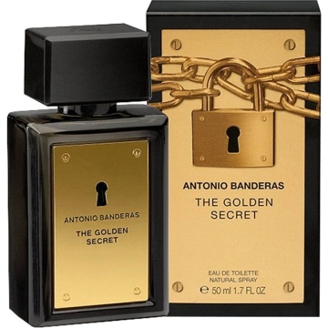 Apa de toaleta Antonio Banderas Golden Secret pentru barbati, 50 ml
