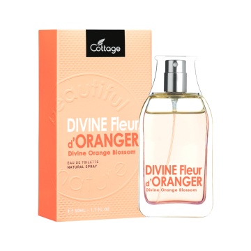 Apa de toaleta cu aroma de flori de portocal Cottage Divine, 50 ml [8053]