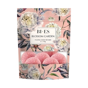 Bombe de baie efervescente Bi-Es Blossom Garden, 6 x 50g [1604]