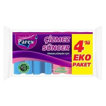 Burete non-abraziv pentru protectie unghii Parex, set de 4 bucati [2827]