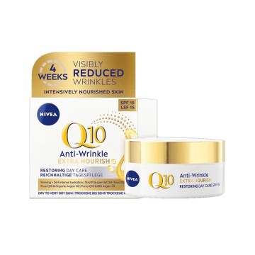 Crema de zi antirid extra hidratanta Q10 Extra Nourish, 50 ml, Nivea 9223/0734