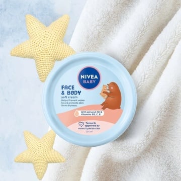 Crema delicata pentru fata si corp Baby, 200 ml, Nivea [9549] - Img 3