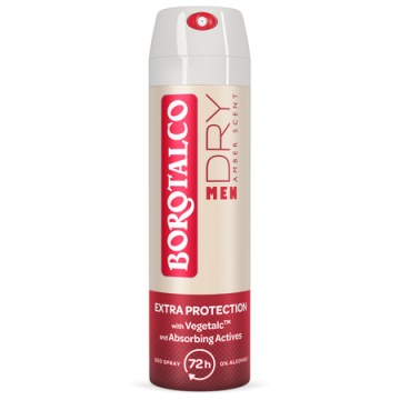 Deodorant spray Men Dry, 150 ml, Amber, Borotalco [4539]