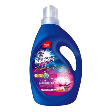 Detergent lichid gel rufe colorate EDG Waschkonig Perfume De Paris [6704]