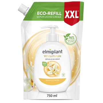 Elmiplant Rezerva Sapun Lichid Iasomie si Vanilie, 750 ml [2542]