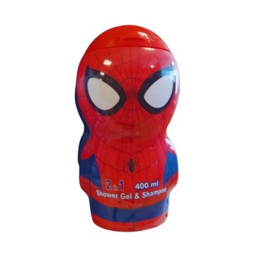 Gel de dus si sampon 2 in 1 2D cu figurina pentru copii Air-Val Spiderman, 400 ml [7276] - Img 2