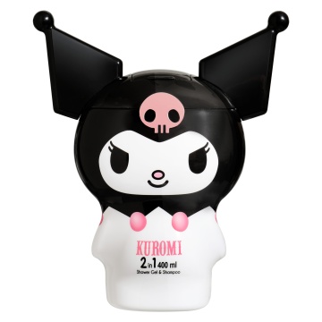 Gel de dus si sampon 2 in 1 Air-Val Kuromi 2D Figurina, 400 ml [5950]