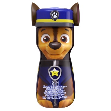 Gel de dus si sampon 2 in 1 Air-Val Paw Patrol Chase 2D Figurina pentru copii, 400 ml [3362]