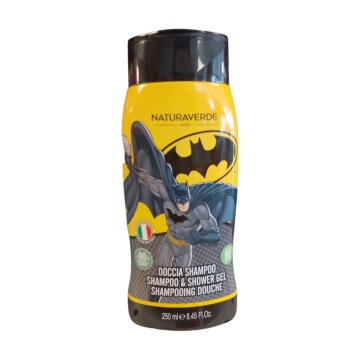 Gel de dus si sampon 2 in 1 Natura Verde Batman Blue Energy, 250 ml [5641]