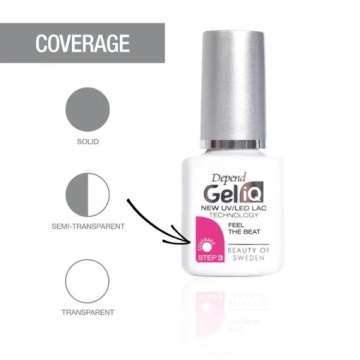 Gel de unghii IQ UV Led Effects Metallic Marble Aquamarine, Depend, 5 ml - Img 3