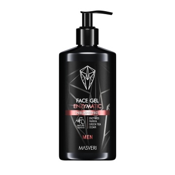 Gel peeling de curatare fata enzimatic pentru barbati Masveri, 150 ml [5519]