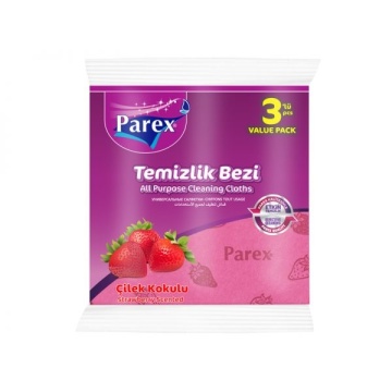 Lavete multifunctionale cu miros de capsuni Parex, x3 [1127]