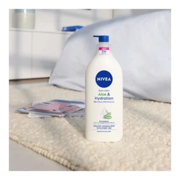 Lotiune de corp Nivea Aloe & Hydration, 400 ml, cu pompita [2157] - Img 3