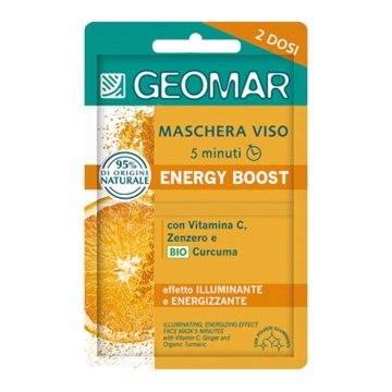Mască pentru față Bio Energy Boost Vitamina C Geomar, 15 ml, 2 x 7,5 ml [3577]