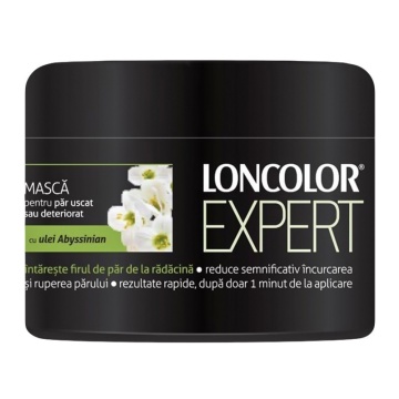 Masca pentru par Loncolor Expert Par Uscat Abyssinian, 200 ml [8116]