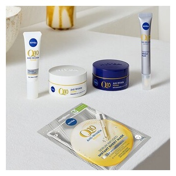 Mască șervețel anti-rid Q10 POWER infuzată cu ser, Nivea 8733 - Img 3