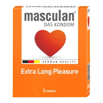 Masculan Prezervative Extralong Pleasure, x3 [0324/1291]