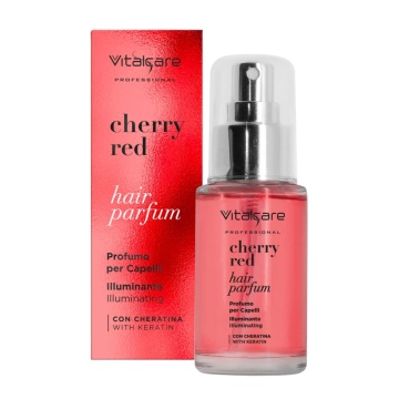 Parfum iluminator pentru păr Vitalcare Professional Cherry Red cu keratină, 50 ml [9883] - Img 3
