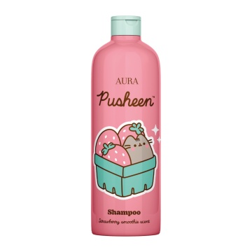Sampon Aura Pusheen Smoothie Capsuni pentru copii, 500 ml [4154]