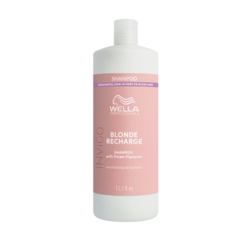 Sampon cu pigment violet Invigo Blonde Recharge pentru neutralizarea tonurilor de galben, 1000 ml, Wella Professionals