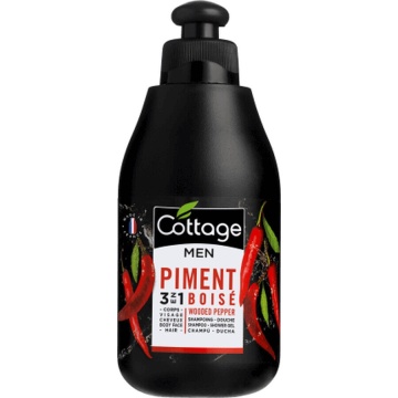 Sampon si gel de dus pentru barbati Amber Wood Cottage, 250 ml [4045]